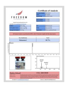 MLT I research peptide certificate of analysis image 9