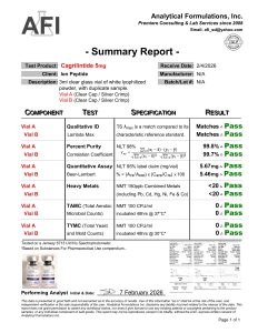Cag research peptide certificate of analysis image 7