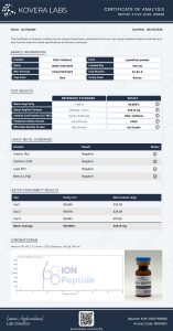 NAD+ Buffered - 500mg research peptide certificate of analysis image 3