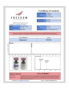 MLT I research peptide certificate of analysis image 11