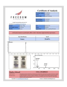 Semax - 10mg research peptide certificate of analysis image 5