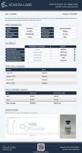 Glutathione research peptide certificate of analysis image 7