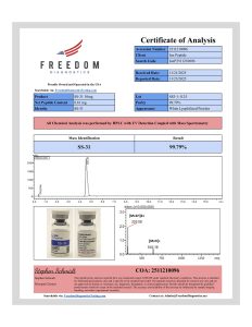 §-31 research peptide certificate of analysis image 14