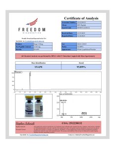 Snap-8 - 10mg research peptide certificate of analysis image 5