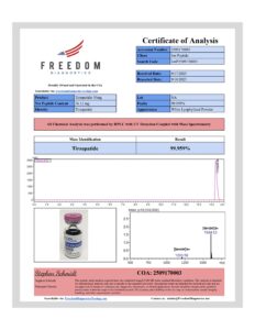ION-2T research peptide certificate of analysis image 35