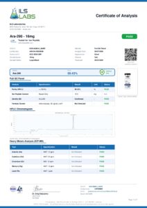 ARA-290 research peptide certificate of analysis image 4