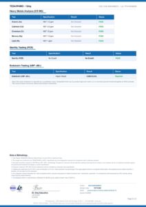 Tesa/Ipamo research peptide certificate of analysis image 1