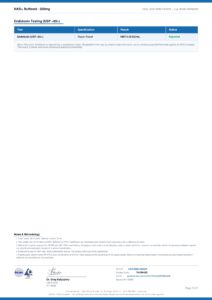 NAD+ Buffered - 500mg research peptide certificate of analysis image 2