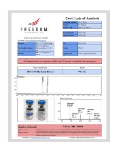 BPC157+TB500 research peptide certificate of analysis image 17