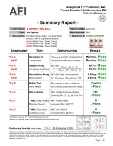 5-Amino-1MQ research peptide certificate of analysis image 7