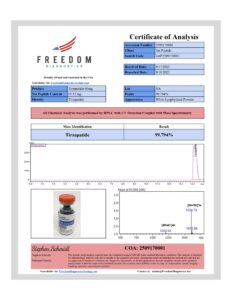 ION-2T research peptide certificate of analysis image 36