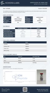 ION-1S research peptide certificate of analysis image 12