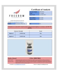 BW laboratory supply certificate of analysis image 8