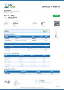 P-14 - 10mg research peptide certificate of analysis image 4