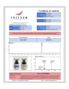 CJC-1295 (No DAC) research peptide certificate of analysis image 17