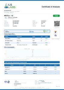 MOTS-c research peptide certificate of analysis image 5