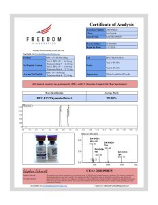 BPC157+TB500 research peptide certificate of analysis image 11