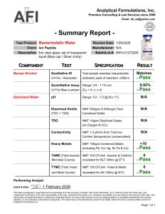 BW laboratory supply certificate of analysis image 3
