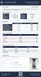 ION-2T research peptide certificate of analysis image 14