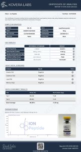 ION-3R research peptide certificate of analysis image 18