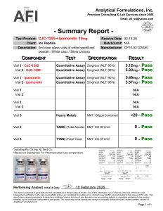 CJC-1295+Ipamo - 5/5mg (No DAC) research peptide certificate of analysis image 6