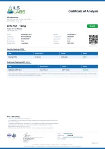 BPC-157 research peptide certificate of analysis image 4