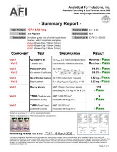 IGF-LR3 - 1mg research peptide certificate of analysis image 5