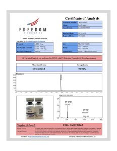 MLT I research peptide certificate of analysis image 8