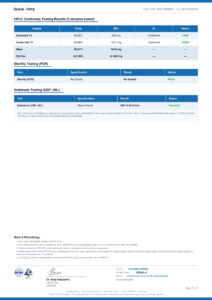 Selank research peptide certificate of analysis image 2