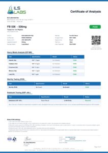 Lipo-C Burn Blend - 526mg research formulation certificate of analysis image 4