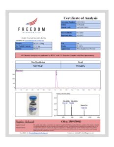 MOTS-c research peptide certificate of analysis image 22