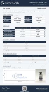 ION-2T research peptide certificate of analysis image 15