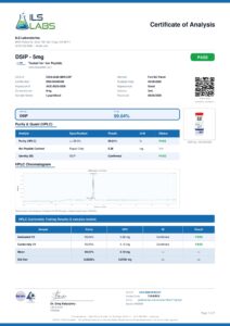 DSIP research peptide certificate of analysis image 1