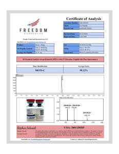 MOTS-c research peptide certificate of analysis image 13