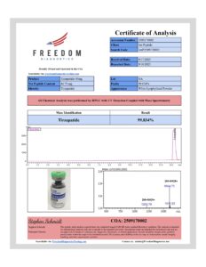 ION-2T research peptide certificate of analysis image 33