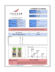BPC157+TB500 research peptide certificate of analysis image 16