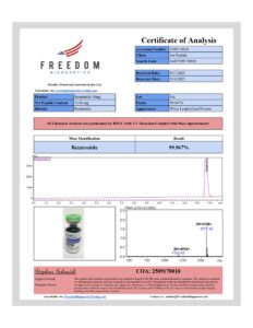 ION-3R research peptide certificate of analysis image 47