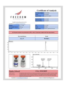LL-37 - 5mg research peptide certificate of analysis image 4