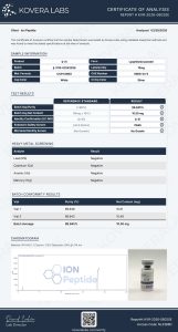 §-31 research peptide certificate of analysis image 6
