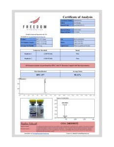 BPC-157 research peptide certificate of analysis image 13