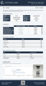 ION-2T research peptide certificate of analysis image 7