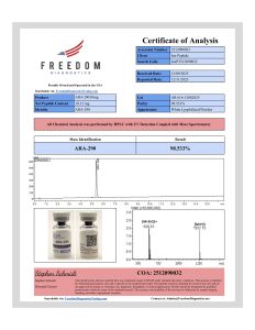 ARA-290 research peptide certificate of analysis image 7