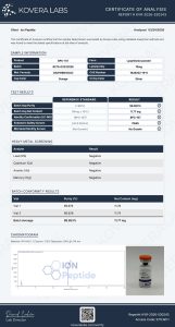 BPC-157 research peptide certificate of analysis image 10