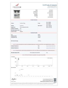 Epithalon research peptide certificate of analysis image 1