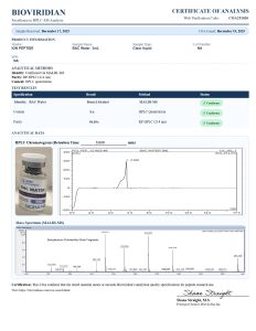 BW laboratory supply certificate of analysis image 6