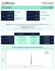 ION-2T research peptide certificate of analysis image 37