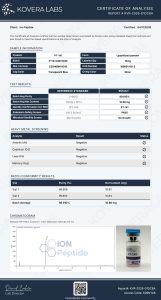 P-14 - 10mg research peptide certificate of analysis image 6