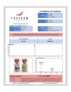 P-14 - 10mg research peptide certificate of analysis image 9