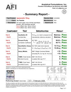 Ipamo research peptide certificate of analysis image 9