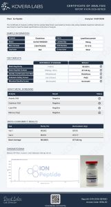 Glutathione research peptide certificate of analysis image 5